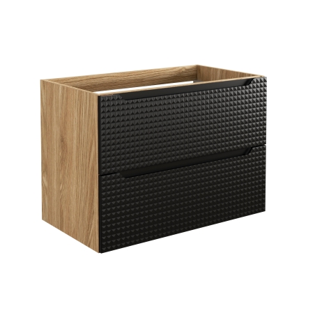 Washstand cabinet LUXOR BLACK 82-80-2S COMAD