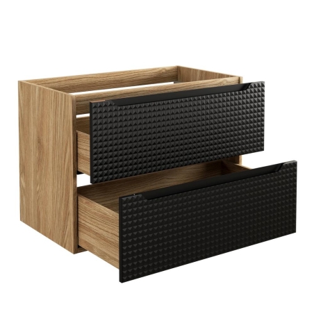 Szafka pod umywalkę LUXOR BLACK 82-80-2S COMAD