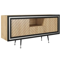 Wood colouring: D-00 Natural Oak Frame selection: Silver Frame 