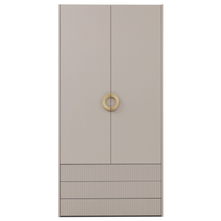 Two-door wardrobe with bar Nubo 2D3S New Elegance