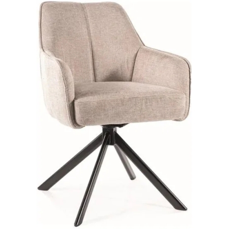 Notti Brego beige swivel chair Signal