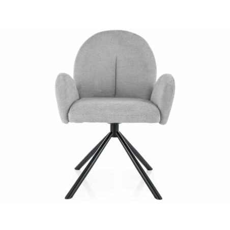 Planet Raven swivel chair light grey boucle Signal