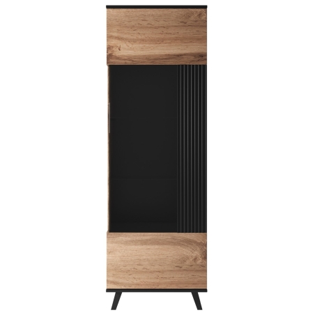 Shop window Random W-1 Oak Wotan/Black Halmar