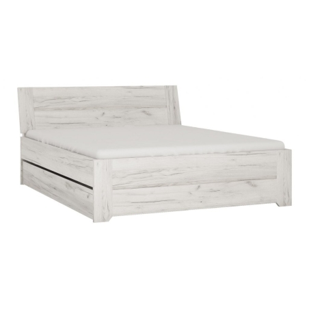 Bed Angel Type 93 Oak White Craft_outlet Meble Wójcik