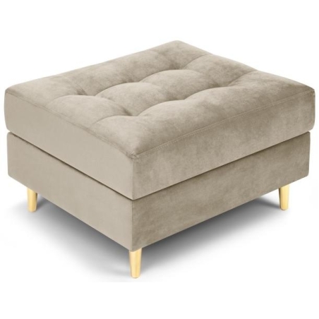 Santo pouffe in velour fabric by Milo Casa