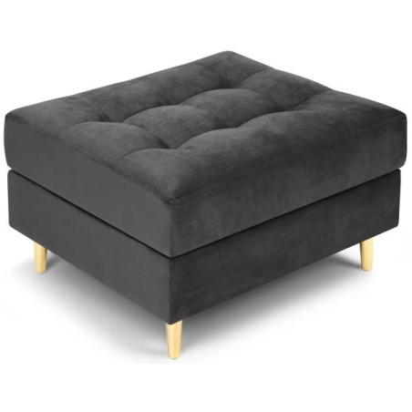 kolor - odcienie szarego, Milo Casa welurowe - Ciemny Szary