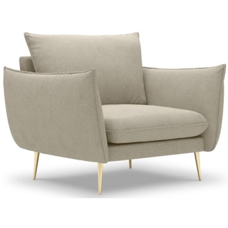 Elio armchair in Milo Casa structured fabric