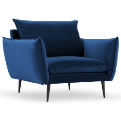Kolor tapicerki: blues and grenades Colours of the Milo Casa feet: Black Aksamite: Royal Blue Blu86 