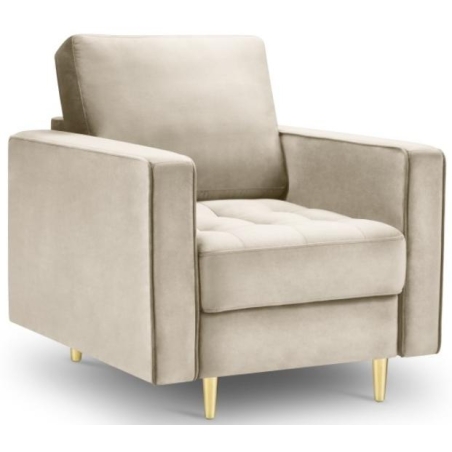 kolor - odcienie beżu, Milo Casa welurowe - Beżowy