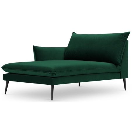 Kolor tapicerki: odcienie zielonego Kolorystyka nóżek Milo Casa: Czarne Aksamit: Butelkowy Zielony Blu78 