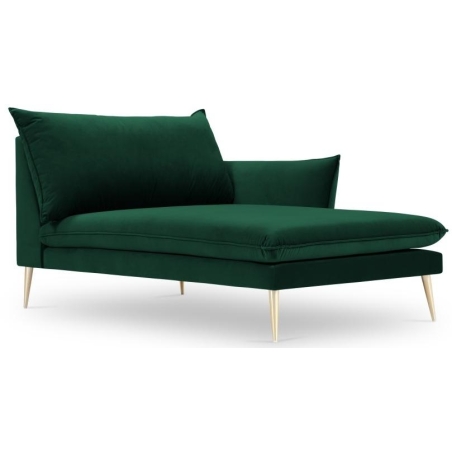 Kolor tapicerki: odcienie zielonego Kolorystyka nóżek Milo Casa: Złote Aksamit: Butelkowy Zielony Blu78 