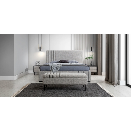 Vertigo upholstered bed 160x200 cm New Elegance (upholstered furniture)