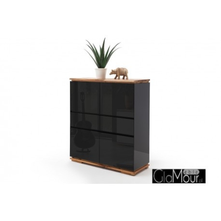 Chiaro 4 door 2 drawer chest MC Accent