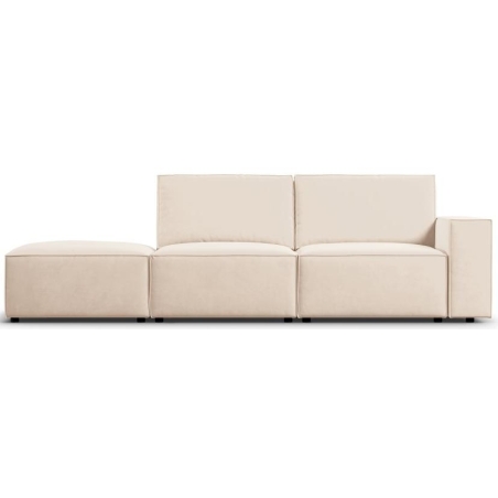 Carlo 3-seater sofa 255/102 in Milo Casa velvet fabric
