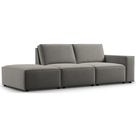 Carlo 3-seater sofa 255/102 in Milo Casa velvet fabric