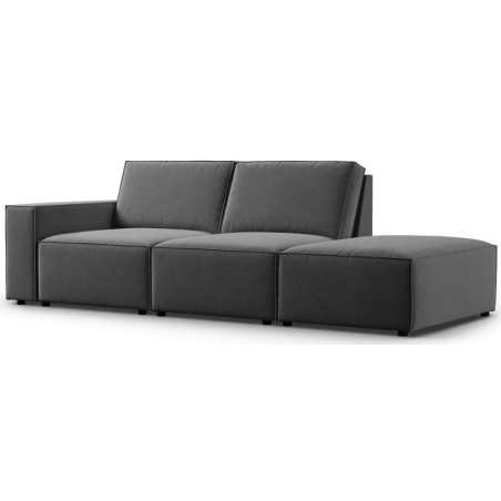 Sofa Carlo 3 os. 255/102 w aksamitnej tkaninie  producenta Milo Casa.