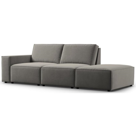 Carlo 3-seater sofa 255/102 in Milo Casa velvet fabric