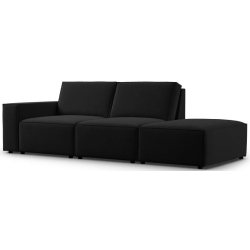 Corner side: Rights Kolor tapicerki: shades of black Aksamite: Black Blu19 