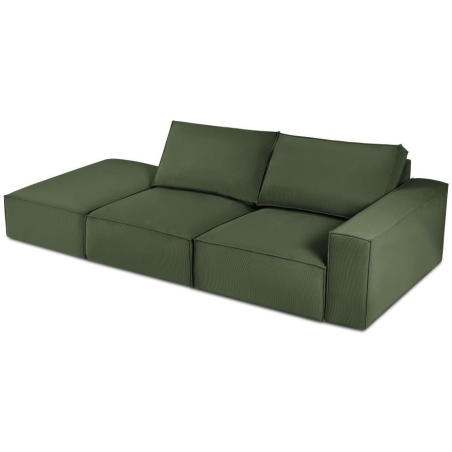 Carlo 3-seater sofa 255/102 in Milo Casa corduroy fabric