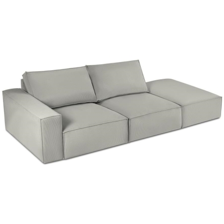 Carlo 3-seater sofa 255/102 in Milo Casa corduroy fabric