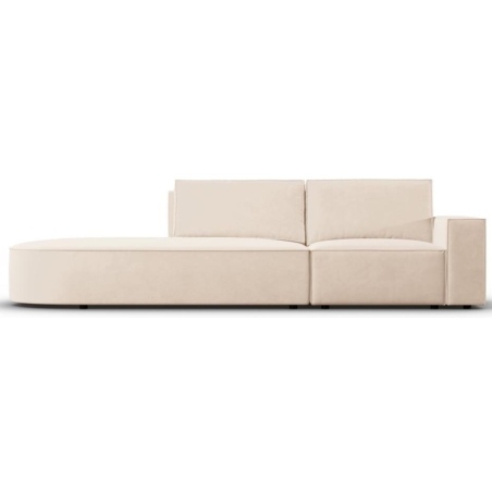 Carlo 3-seater sofa 263/102 rounded in Milo Casa velvet fabric