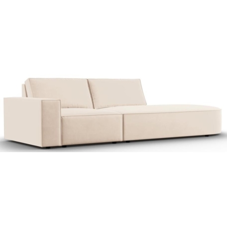 Carlo 3-seater sofa 263/102 rounded in Milo Casa velvet fabric