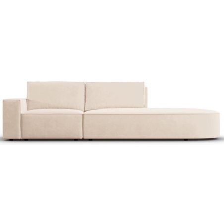 Sofa 3 os. Carlo 263/102 zaokrąglona w aksamitnej tkaninie Milo Casa