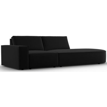 Carlo 3-seater sofa 263/102 rounded in Milo Casa velvet fabric