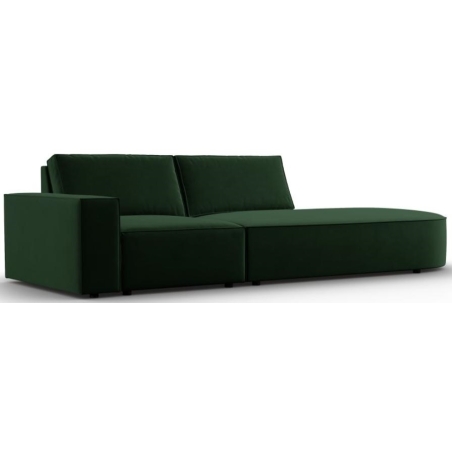 Carlo 3-seater sofa 263/102 rounded in Milo Casa velvet fabric