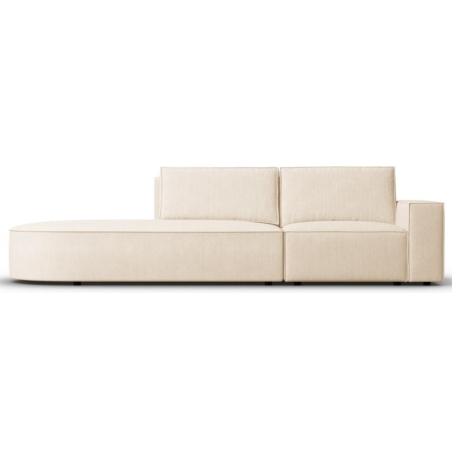 Carlo 3-seater sofa 263/102 rounded in Milo Casa corduroy fabric