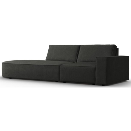 Carlo 3-seater sofa 263/102 rounded in Milo Casa corduroy fabric