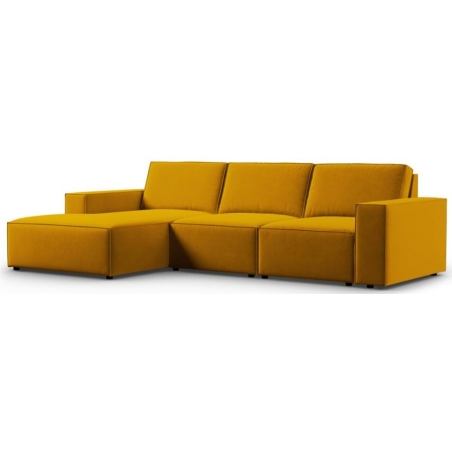 Sofa narożna Carlo 4 os. w aksamitnej tkaninie producenta Milo Casa.