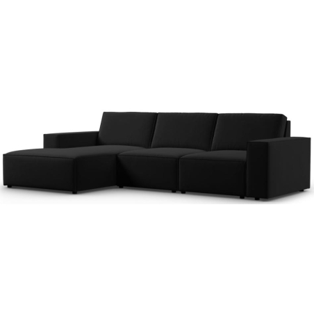 Carlo 4-seater corner sofa in Milo Casa velvet fabric