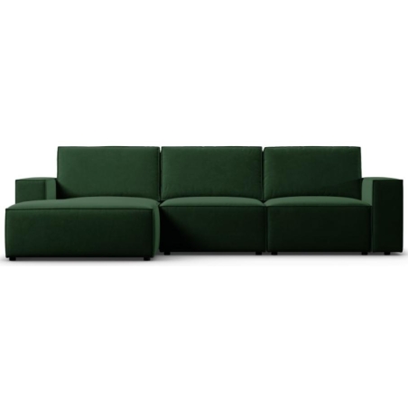 Carlo 4-seater corner sofa in Milo Casa velvet fabric
