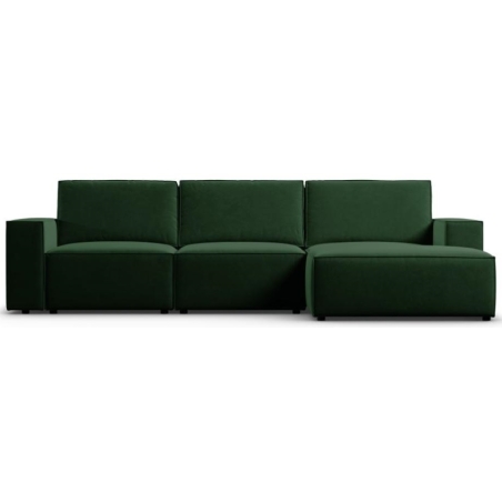 Carlo 4-seater corner sofa in Milo Casa velvet fabric