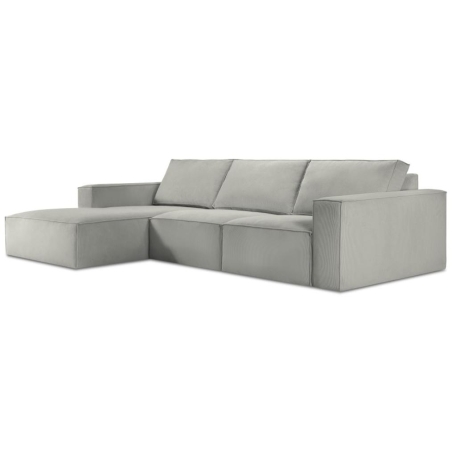Carlo 4-seater corner sofa in Milo Casa corduroy fabric