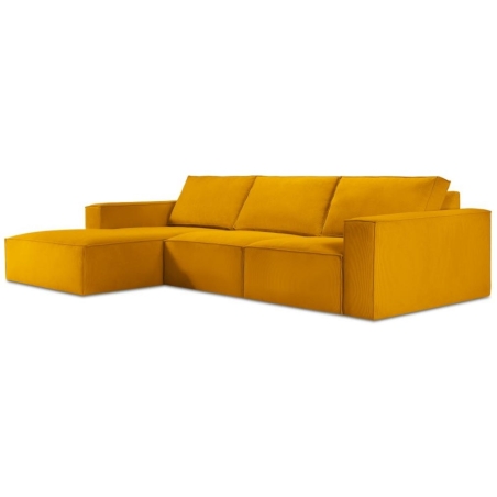 Carlo 4-seater corner sofa in Milo Casa corduroy fabric