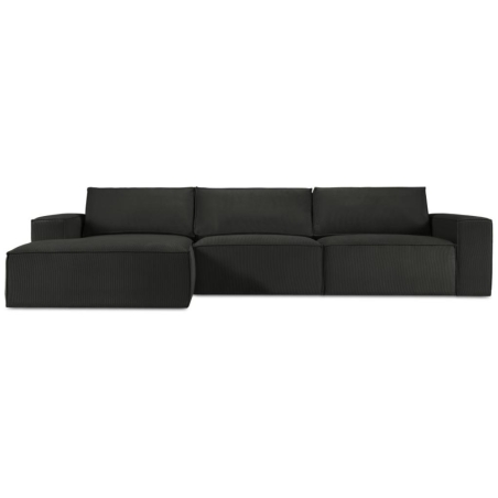 Carlo 4-seater corner sofa in Milo Casa corduroy fabric