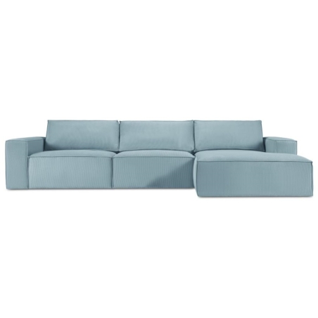Carlo 4-seater corner sofa in Milo Casa corduroy fabric