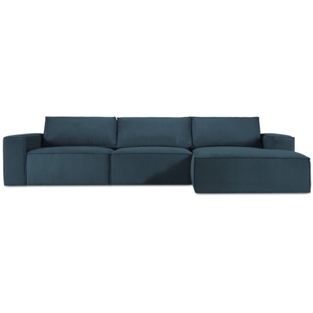 Carlo 4-seater corner sofa in Milo Casa corduroy fabric