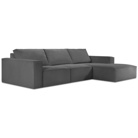 Carlo 4-seater corner sofa in Milo Casa corduroy fabric