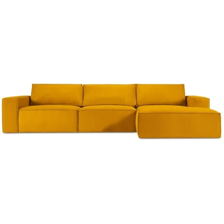 Carlo 4-seater corner sofa in Milo Casa corduroy fabric