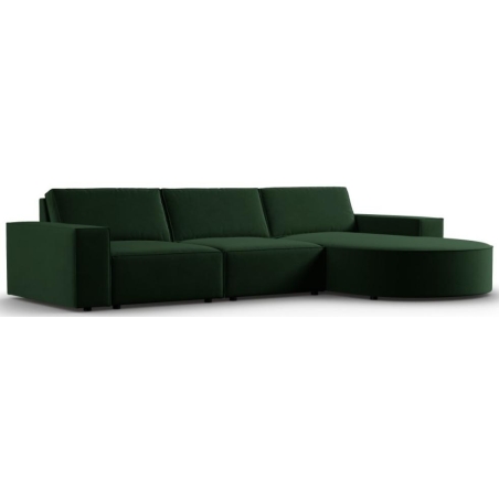 Sofa narożna Carlo 4 os. 289/166 w aksamitnej tkaninie producenta Milo Casa.