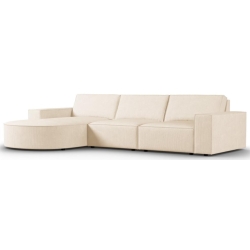 Corner side: Left Kolor tapicerki: shades of beige Sztruks: Beige Fjo23 