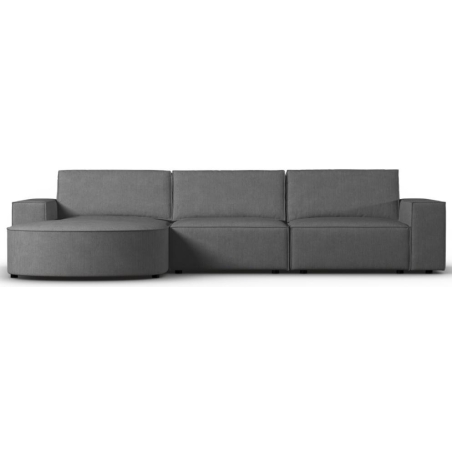 Carlo rounded 4-seater corner sofa in Milo Casa corduroy fabric