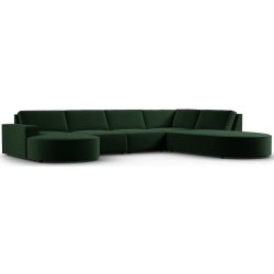 Corner side: Rights Kolor tapicerki: shades of green Aksamite: Bottle Green Blu78 