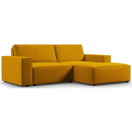 Sofa narożna Carlo 3 os. w aksamitnej tkaninie producenta Milo Casa.