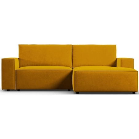 Carlo 3-seater corner sofa in Milo Casa velvet fabric