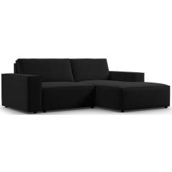 Corner side: Rights Kolor tapicerki: shades of black Aksamite: Black Blu19 