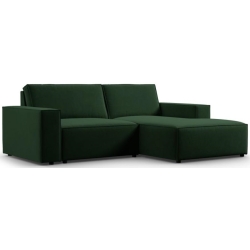 Corner side: Rights Kolor tapicerki: shades of green Aksamite: Bottle Green Blu78 